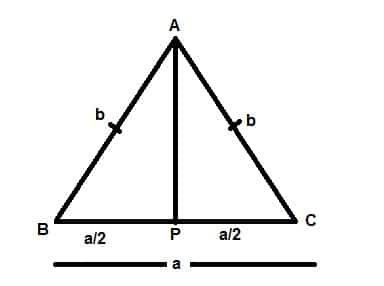 Area of Isosceles Triangle Formula