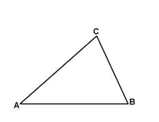 त्रिभुज की परिभाषा एंव त्रिभुज के प्रकार, गुण - Triangle In Hindi(types  Formula)