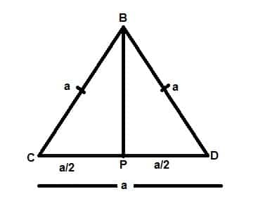 त्रिभुज का क्षेत्रफल का सूत्र उदाहरण Tribhuj ka Kshetrafal ka Formula (Chetrafal)